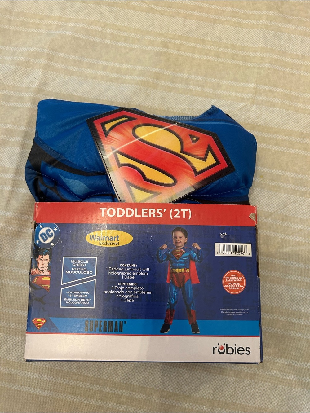 DC Comics Superman Toddler Costume - Blue/Red/Yellow
